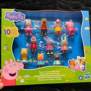 Hasbro Peppa Pig & Friends Play date 10 figurines NEW IN PACKAGE!